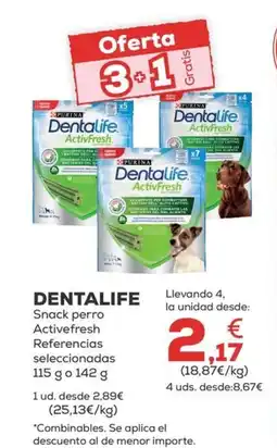 Kiwoko DENTALIFE Snack perro Activefresh Referencias seleccionadas oferta