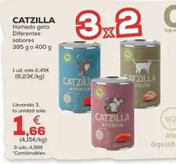 Kiwoko CATZILLA Húmedo gato Diferentes sabores oferta