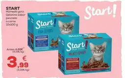 Kiwoko START Húmedo gato Gelatina sabor pescado o carne oferta