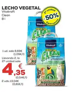 Kiwoko VITAKRAFT Lecho vegetal oferta