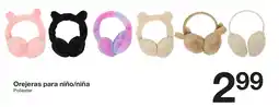 Zeeman Orejeras para niño/niña oferta
