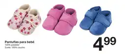 Zeeman Pantuflas para bebé oferta