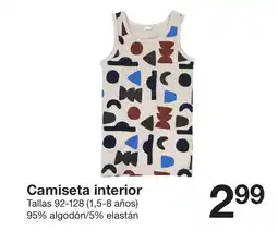 Zeeman Camiseta interior oferta