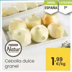 Eroski Cebolla dulce granel oferta