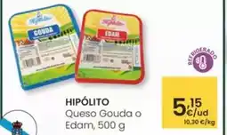 Eroski Hipolito - queso gouda o edam oferta