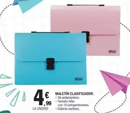 E.Leclerc Mktape - maletín clasificador oferta