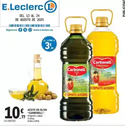 E.Leclerc Carbonell - aceite de oliva oferta