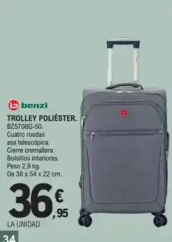 E.Leclerc Benzi - trolley poliester oferta