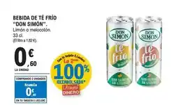 E.Leclerc Don simón - bebida de té frio oferta