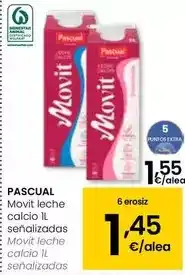 Eroski Pascual - movit leche calcio oferta