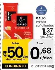 Eroski Gallo - pastas oferta