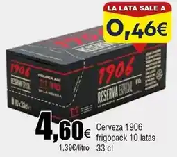FROIZ 1906 - cerveza frigopack oferta