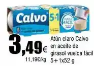FROIZ Calvo - atun claro en aceite de girasol fuelca facil oferta
