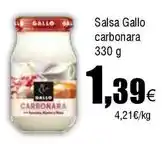 FROIZ Gallo - salsa carbonara oferta