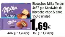 FROIZ Milka - bizcochos o sándwich de bizcocho choc & choc oferta