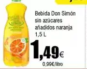 FROIZ Don simón - bebida sin azúcares añadidos naranja oferta
