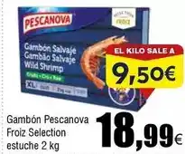 FROIZ Pescanova - gambon frozenes oferta