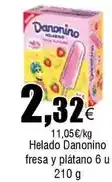 FROIZ Danonino - helado fresa y platano oferta