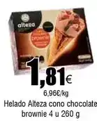FROIZ Alteza - helado cono chocolate brownie oferta