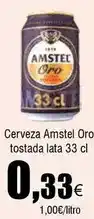 FROIZ Amstel - cerveza oro oferta