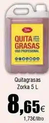 FROIZ Zorka - quitagrasas oferta