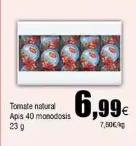 FROIZ Apis - tomate natural 40 monodosis oferta