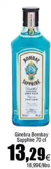 FROIZ Bombay - ginebra sapphire oferta