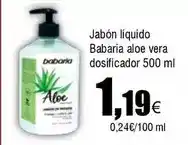 FROIZ Babaria - jabón líquido aloe vera dosificador oferta