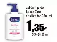 FROIZ Sanex - jabon liquido zero dosificador oferta