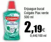 FROIZ Colgate - enjuague bucal plax verde oferta