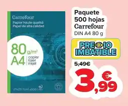 Carrefour Carrefour - paquete 500 hojas oferta