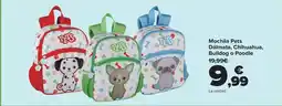 Carrefour Mochila pets dálmata chihuahua bulldog o poodle oferta