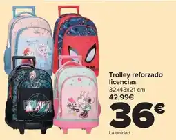 Carrefour Trolley reforzado licencias oferta