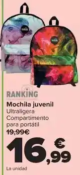 Carrefour Ranking - mochila juvenil oferta
