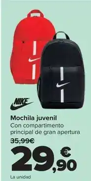 Carrefour Nike - mochila juvenil oferta