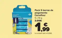 Carrefour Carrefour - pack 5 barras de pegamento oferta