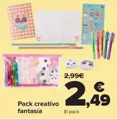 Carrefour Fantasía - pack creativo oferta