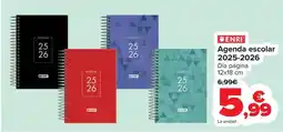 Carrefour Enri - agenda escolar 2025-2026 oferta