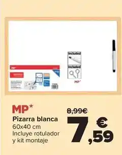 Carrefour Mp - pizarra blanca oferta