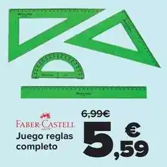 Carrefour Faber castell - juego reglas completo oferta
