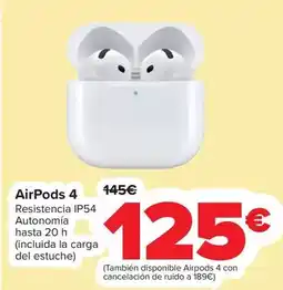 Carrefour Apple - airpods 4 oferta