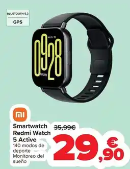 Carrefour Xiaomi - smartwatch redmi watch 5 active oferta