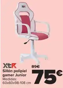 Carrefour Sillon polipiel gamer junio oferta