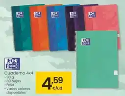 Eroski Oxford - cuaderno 4x4 oferta