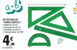 E.Leclerc Faber castell - kit de reglas oferta