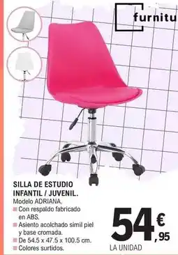 E.Leclerc Silla de estudio infantil / juvenil oferta