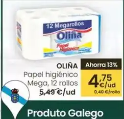Eroski Oliña - papel higiénico mega oferta