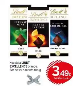 Condis Lindt - xocolata orange oferta