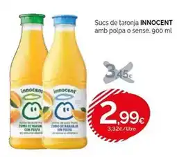 Condis Innocent - sucs de taronja amb polpa o sense oferta