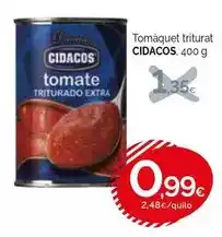 Condis Cidacos - tomaquet triturat oferta